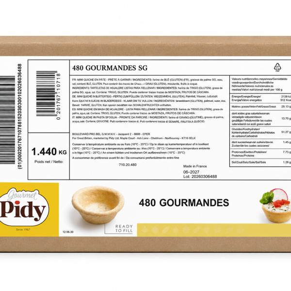 GOURMANDES 480BUC