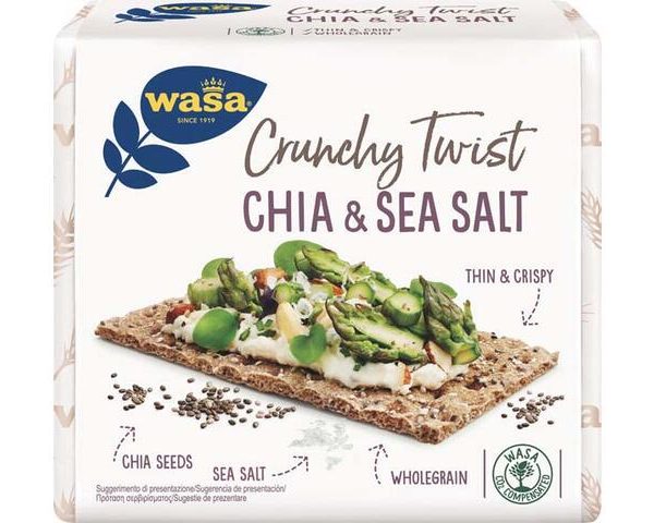 PÂINE CROCANTĂ WASA & SARE DE MARE 245G