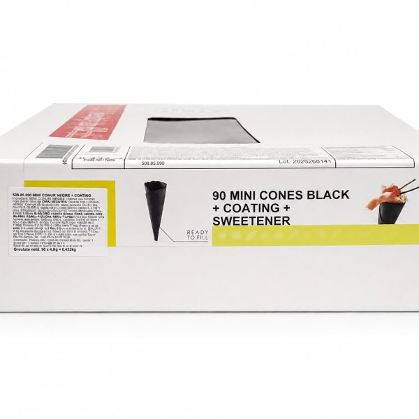 MINI CONES BLACK 4.8G/90BUC