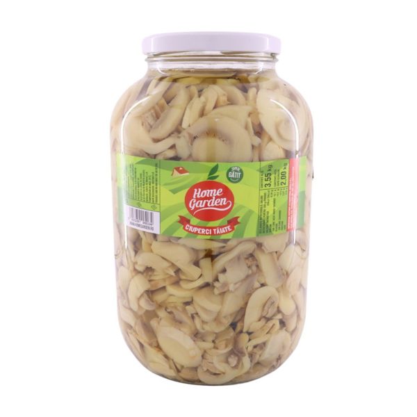 CIUPERCI TĂIATE HOME GARDEN, CANTITATE 3550ML NET 2000G