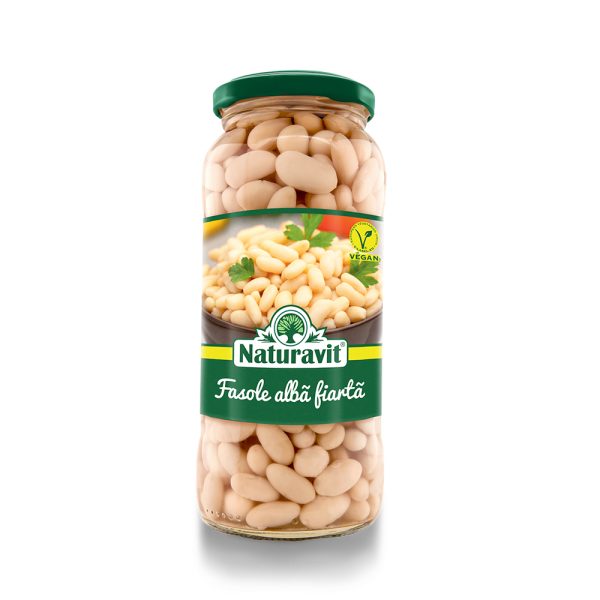 NATURAVIT FASOLE ALBĂ FIARTĂ 580ML