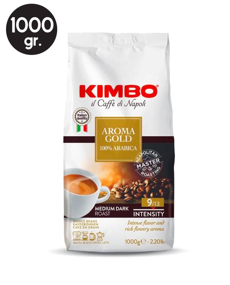 KIMBO 100% ARABICA KIMBO AROMA GOLD 1KG 100% ARABICA ITALIA - imagine 1