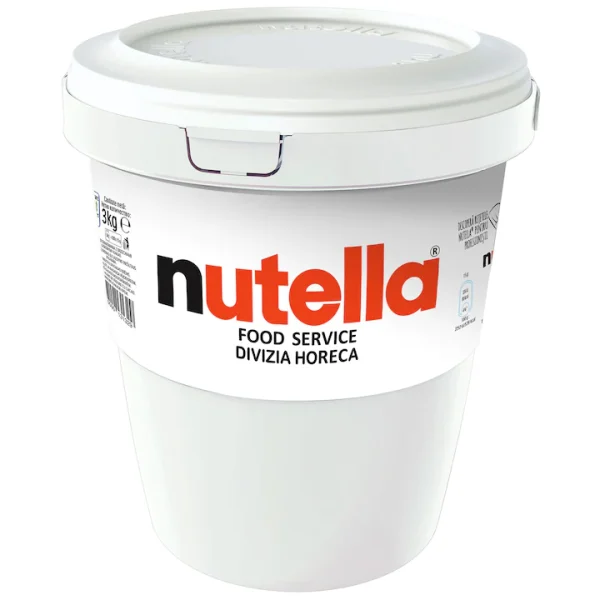 CREMĂ TARTINABILĂ DE ALUNE CU CACAO NUTELLA, 3KG