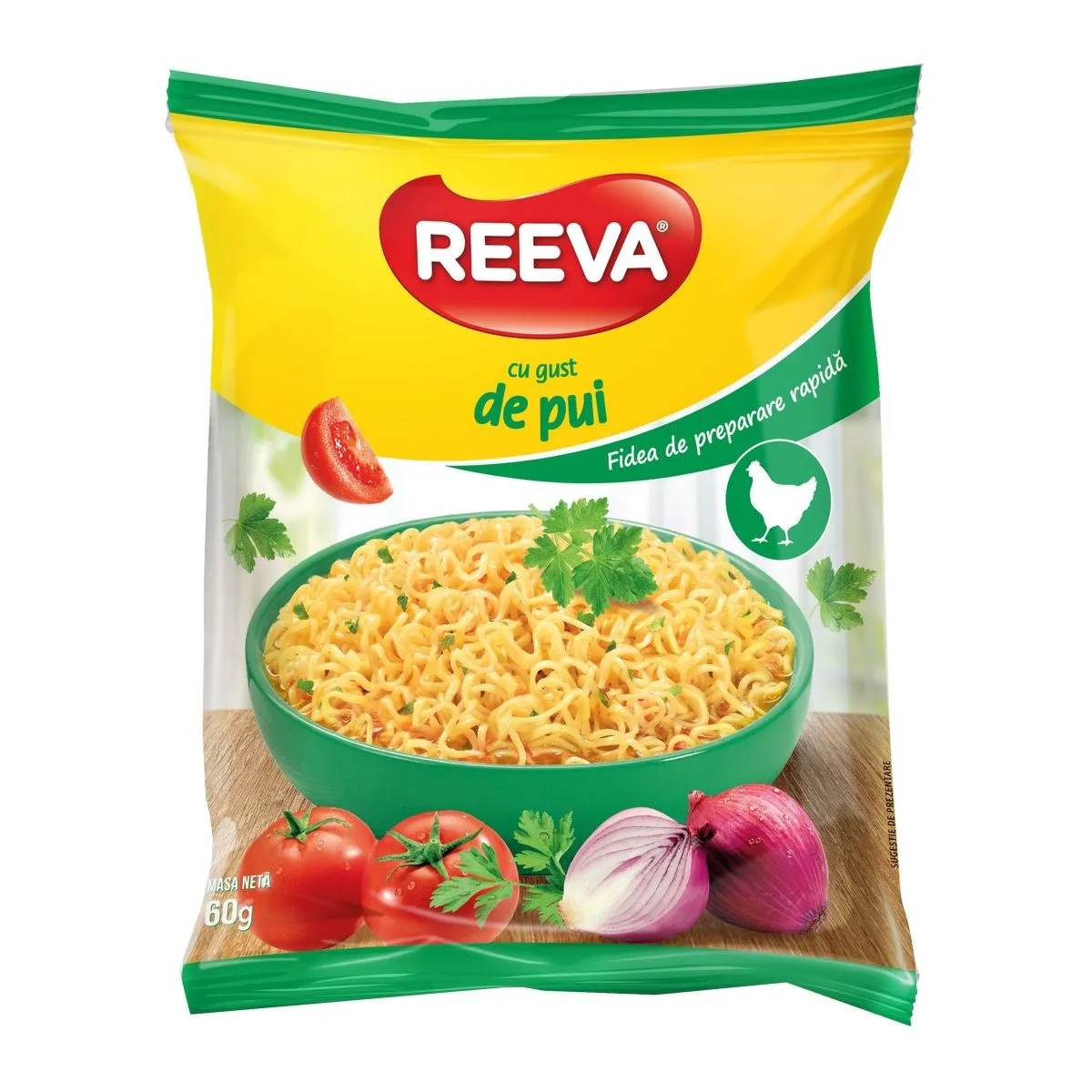 SUPA PLIC PUI FIDEA DE PREPARARE RAPIDĂ CU GUST DE PUI, 60G - imagine 1